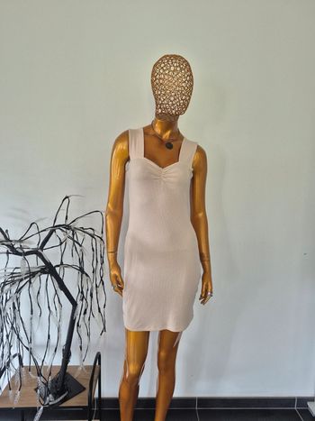 Robe Courte Crème