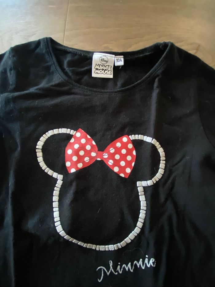 T-shirt 10ans Minnie - photo numéro 2