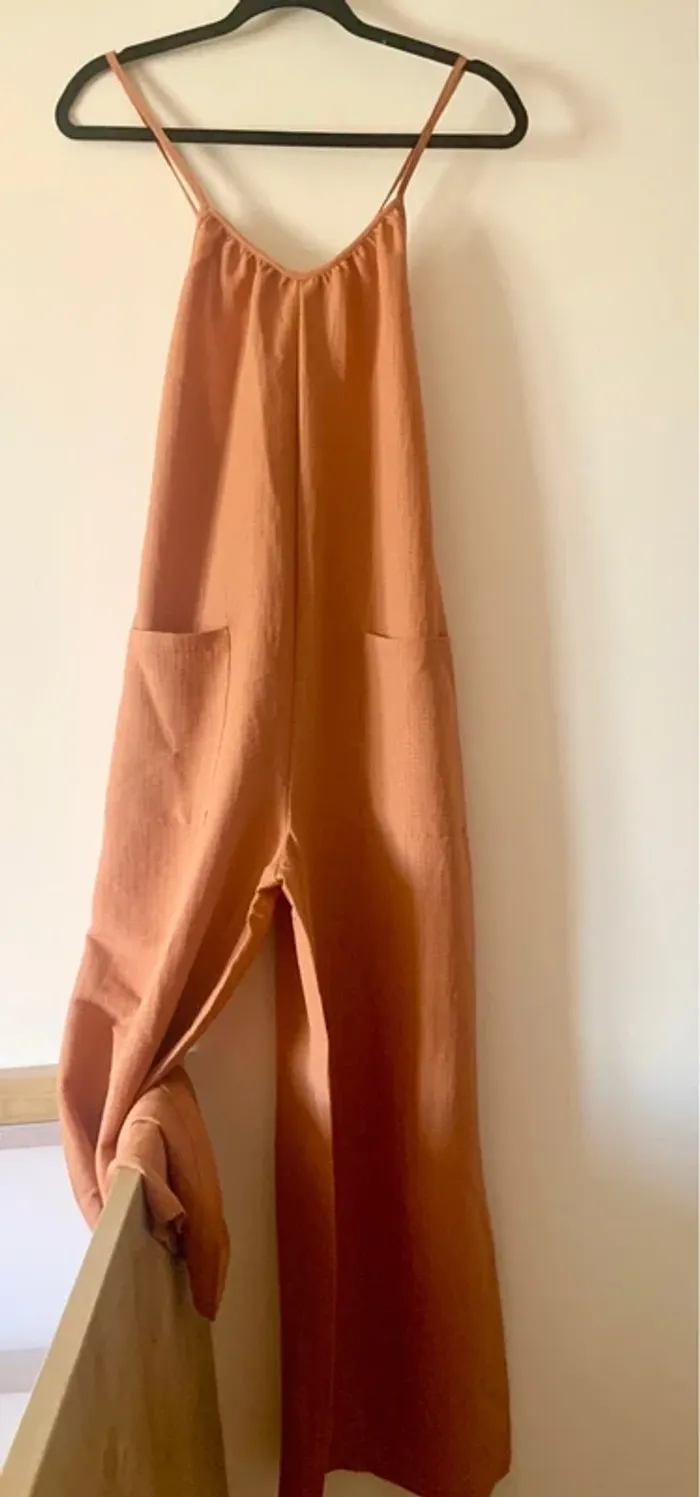 Combinaison ample terracotta - Shein – Taille 34 - photo numéro 2