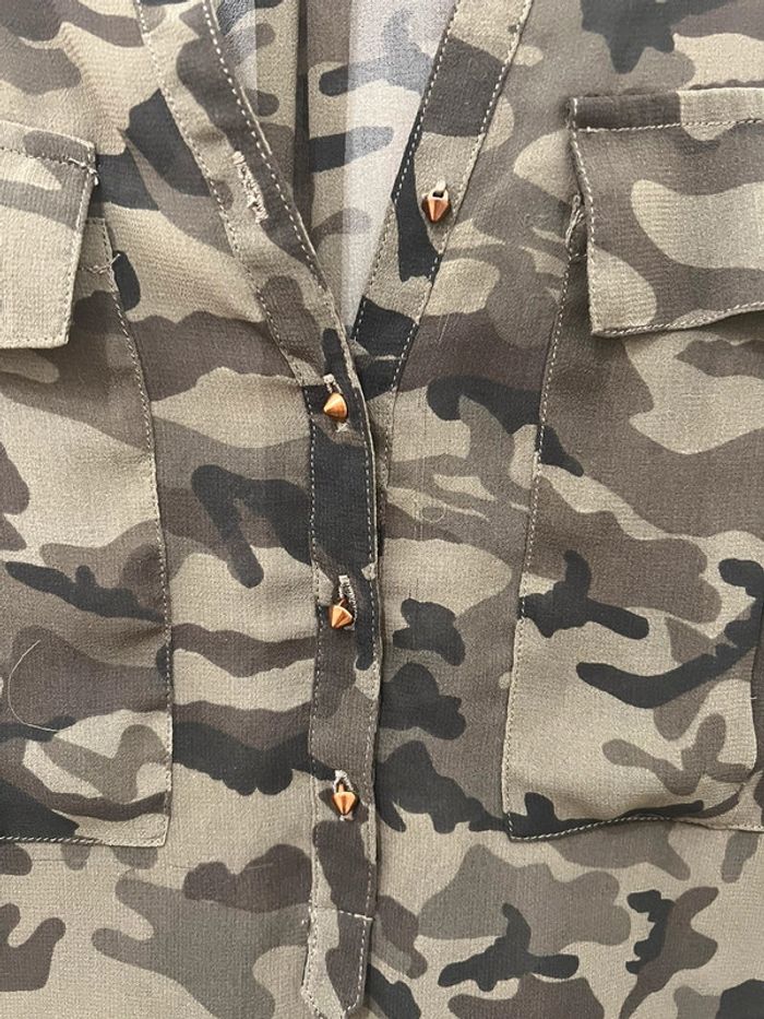 Blouse camouflage Zara - photo numéro 3