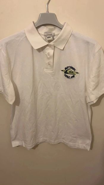 Polo blanc  quiksilver s