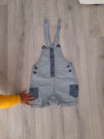 Short salopette 12 mois