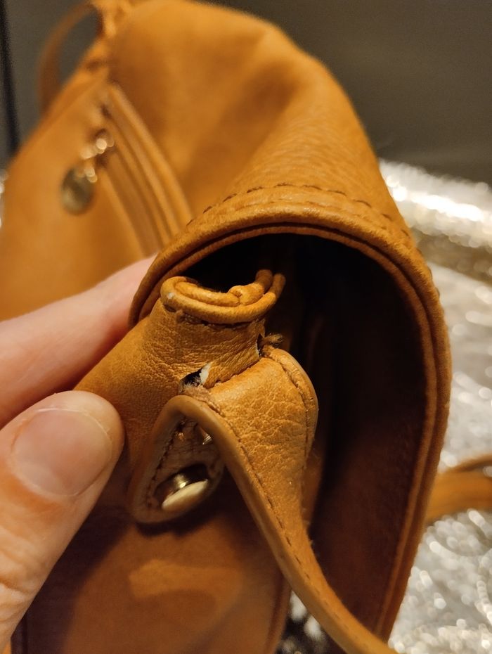 Sac à main simili cuir Camel 🤎 - photo numéro 9