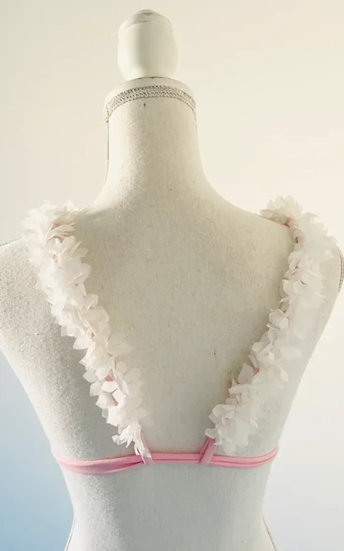 Bikini rose avec nœud - photo numéro 7