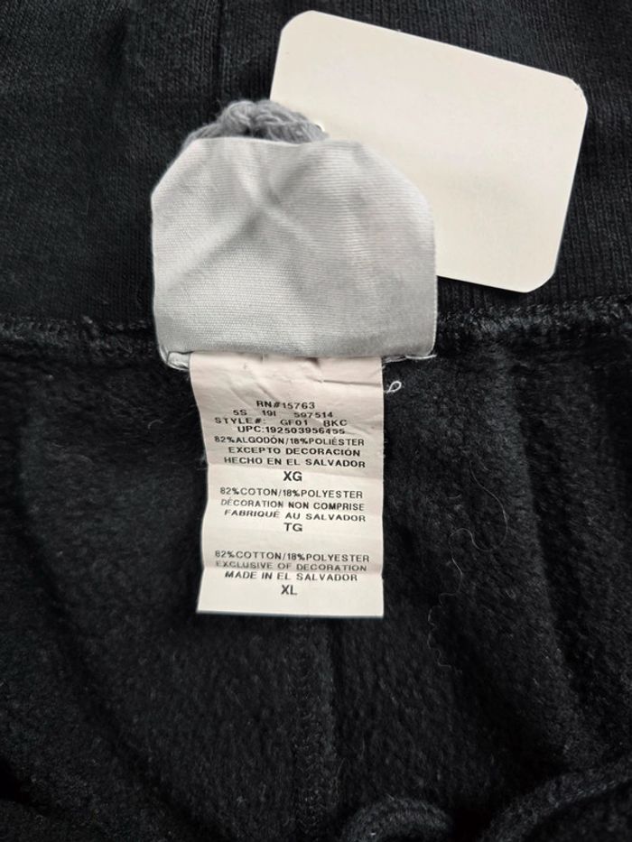 Pantalon jogging Champion vintage noir logo brodé rose taille Xl - photo numéro 6