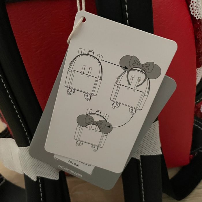 Sac à Dos Disney Parks Loungefly Minnie Mouse Disneyland Paris Neuf Original - photo numéro 7