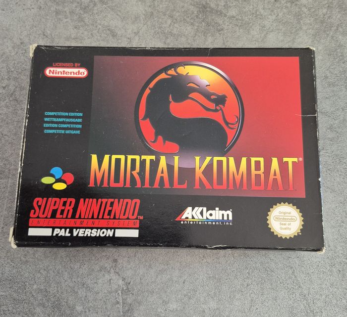Jeu Mortal Kombat 2 Super Nintendo Snes Pal Original - Version Euro Fr CIB