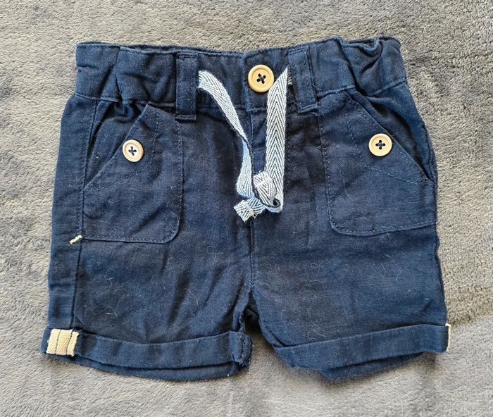 Short ɓébé effet lin - photo numéro 3