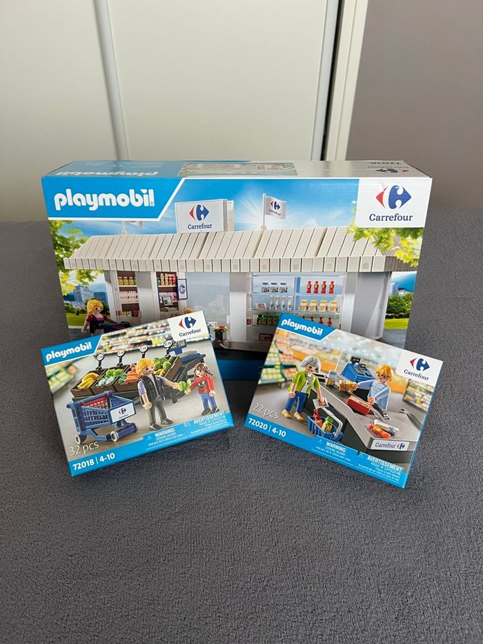 Lot supérette magasin supermarché primeur caisse avec accessoires - Playmobil Collection - photo numéro 10