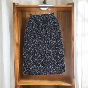 jupes longue Maison 123 noir et multicolore taille L