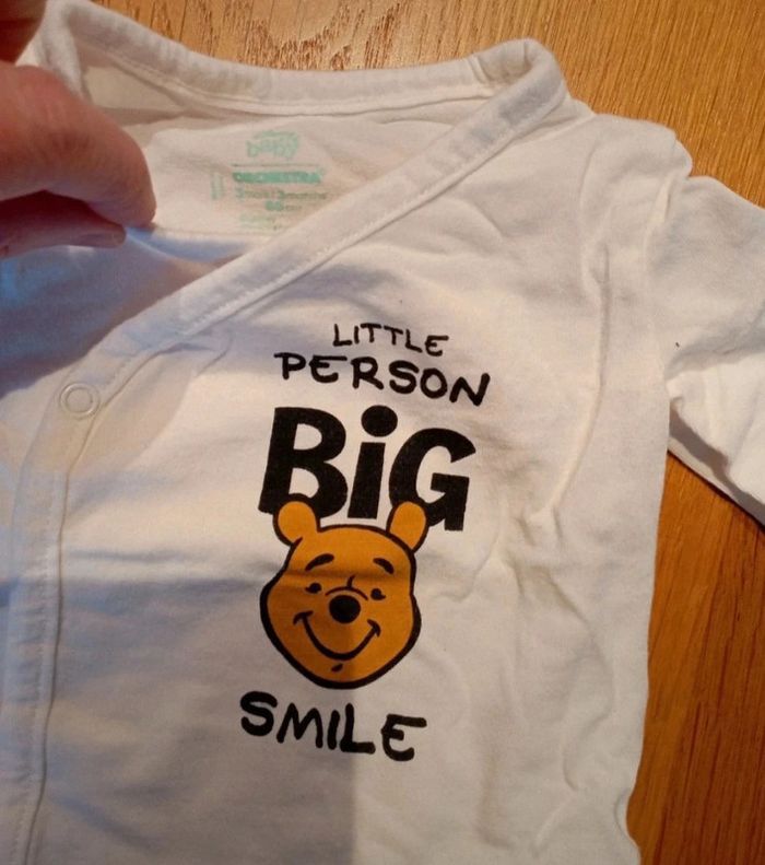 Lot de 2 bodies Orchestra et Kimbaloo taille 3 mois en très bon état - photo numéro 2