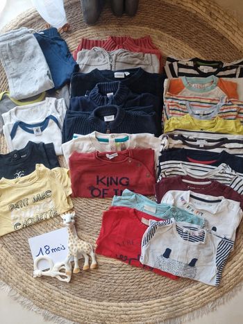 Lot vêtements bébé garçon