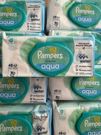 Lingettes Pampers Harmonie Aqua
