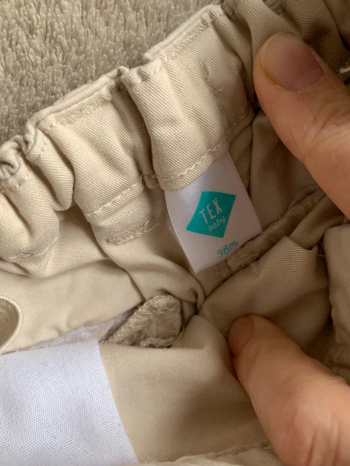 Short tex beige 36 mois - photo numéro 2