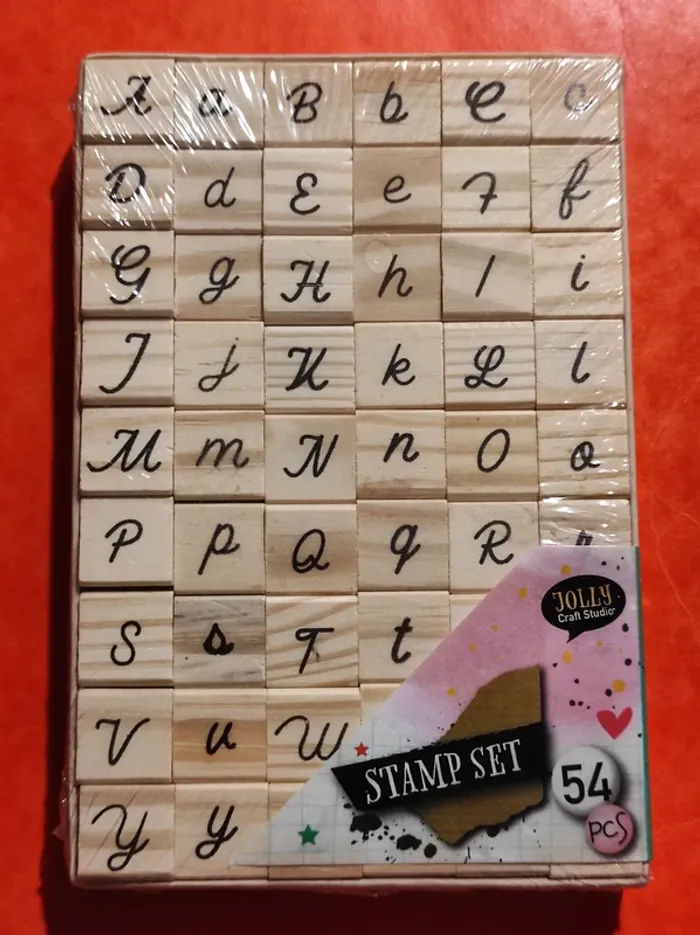 54 tampons alphabet