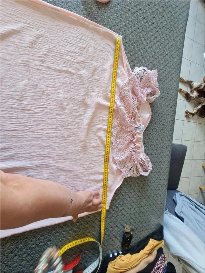 Long Tee-shirt dentelle - photo numéro 7