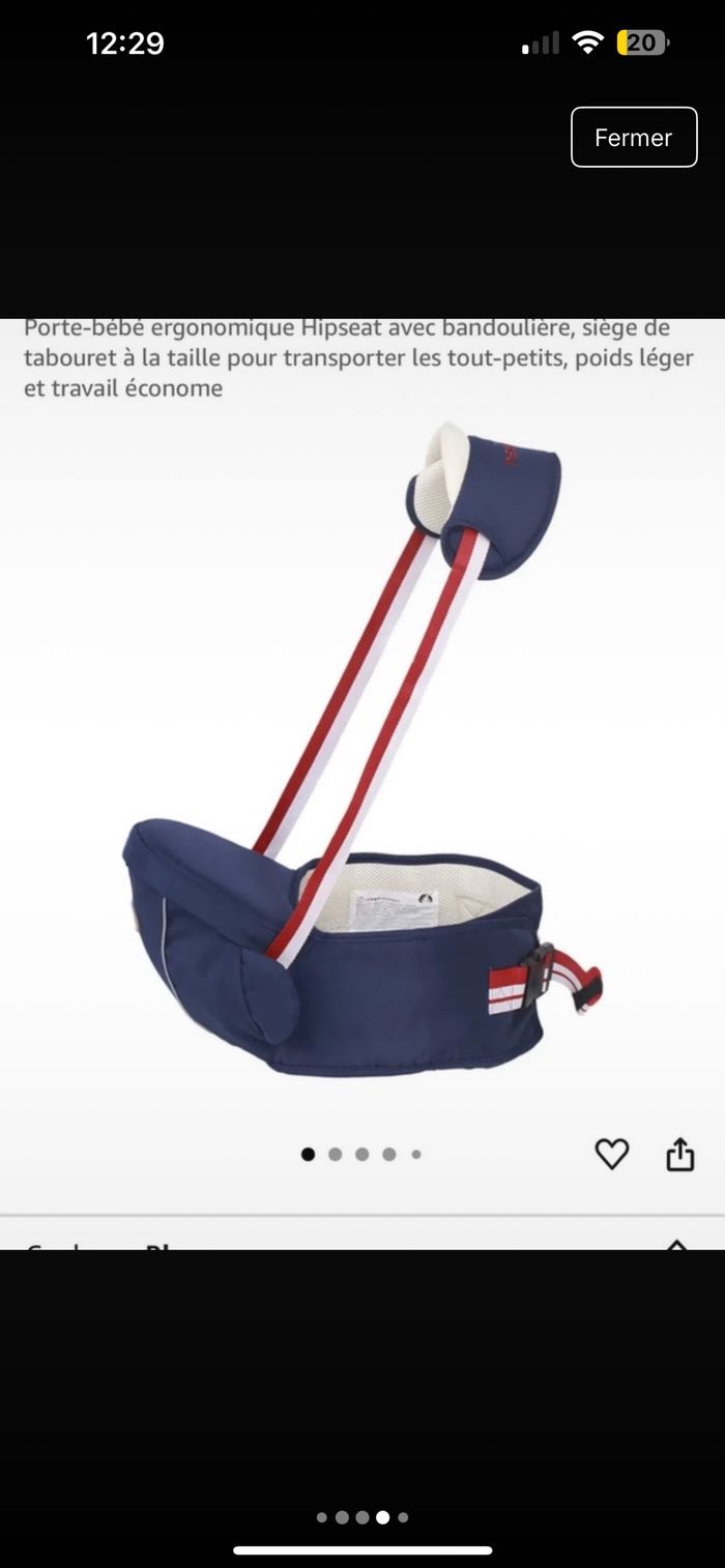 Porte bébé de hanche - photo numéro 3