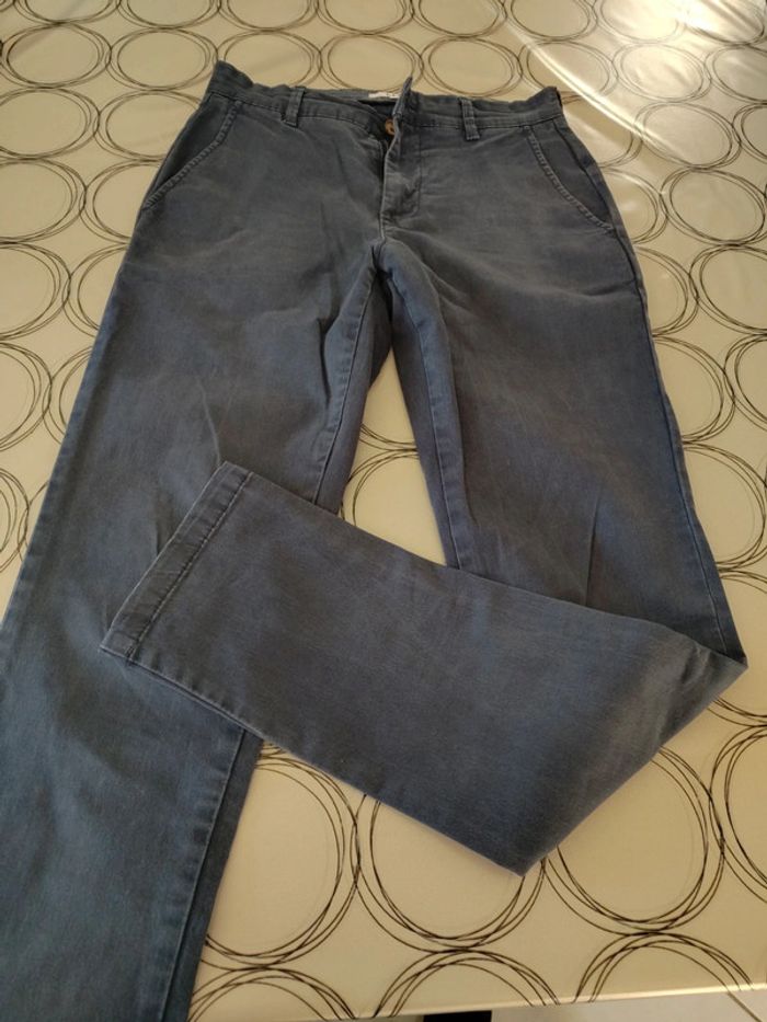 Pantalon Chino bleu marine taille 34
