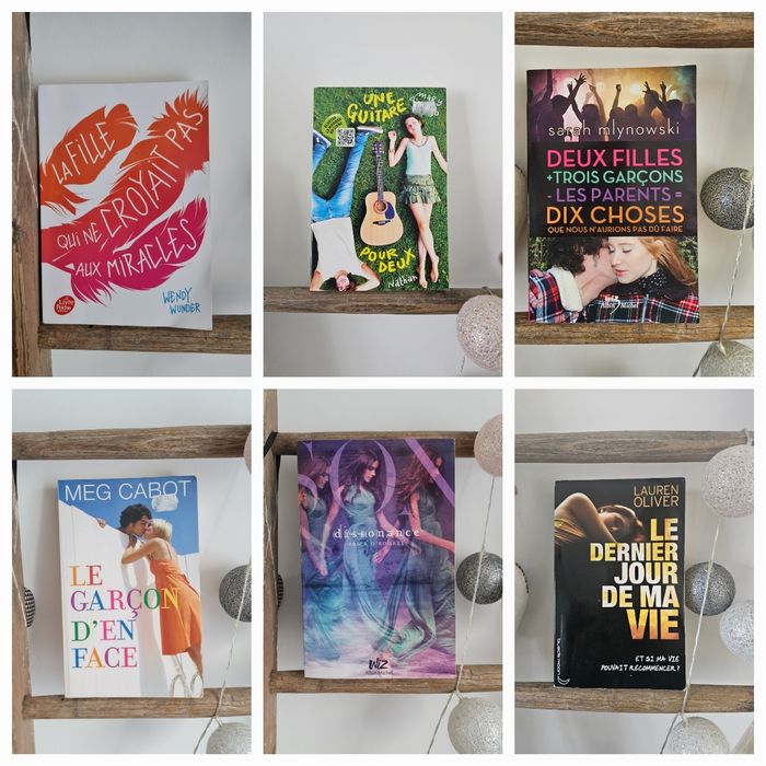 Lot de 6 romans Young Adult