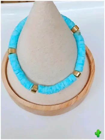 Bracelet perles Heishi – Tendance bohème été