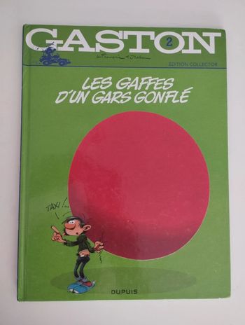 Livre bd  bande dessinée Gaston édition collector les gaffes d un gars dégonflé