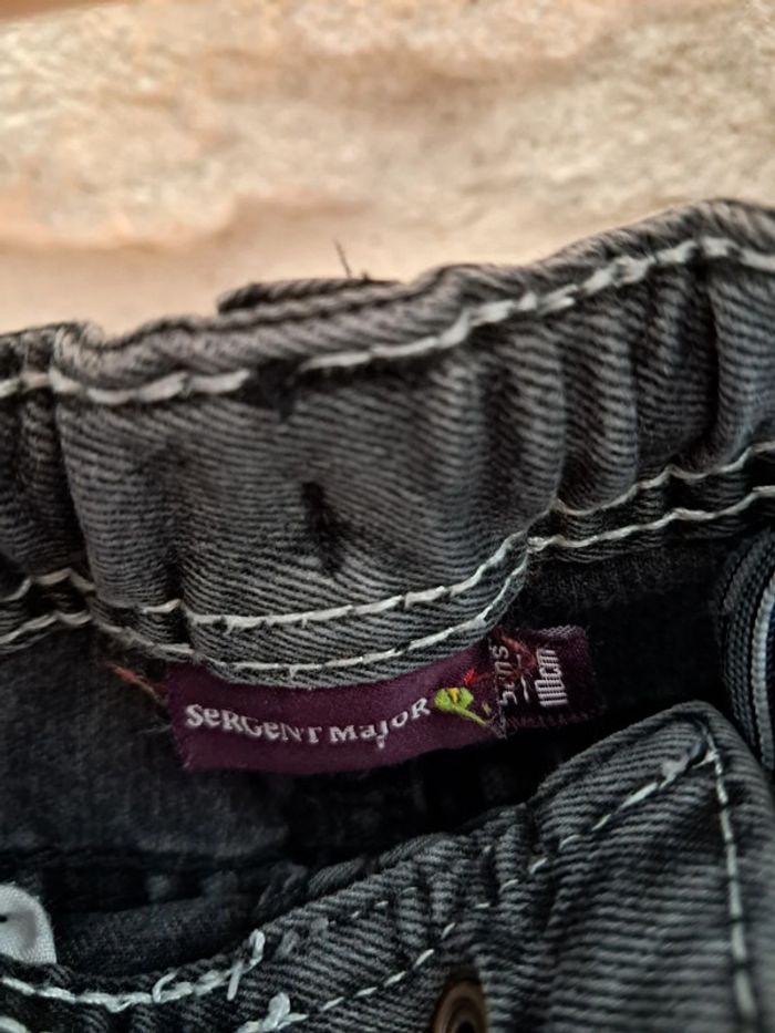 Jeans slim gris verbaudet 5 ans 110cm parfait état - photo numéro 3