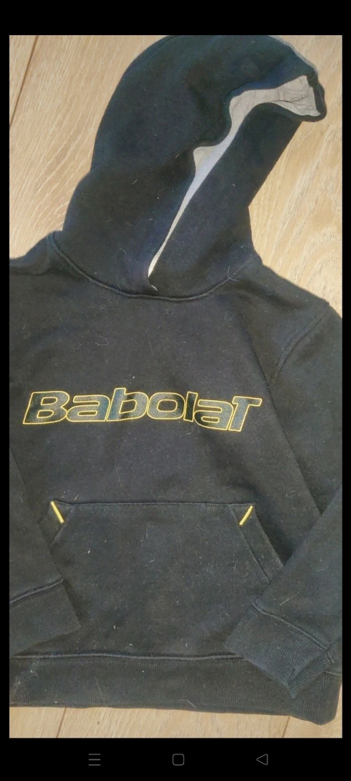 Lot 4 gilets pulls tennis taille 8 ans Babolat tecnifibre - photo numéro 4