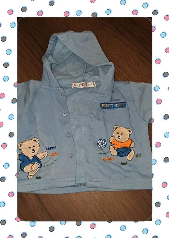 Gilet avec capuche 6 mois