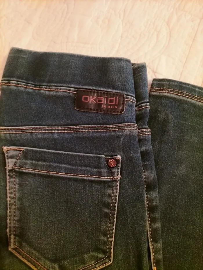 Lot de 2 pantalons - 10 ans - Okaïdi Vert Baudet - photo numéro 3