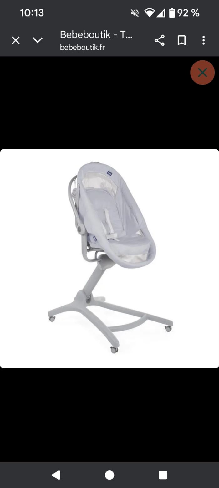 Berceau Chicco 3 en 1 - photo numéro 2