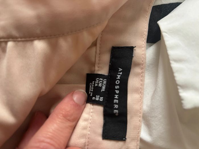 Jupe mi longue plissée rose pale Primark taille 38 - photo numéro 2