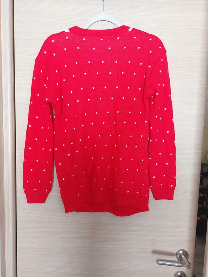 Pull moche  Noël lutin rouge - photo numéro 2