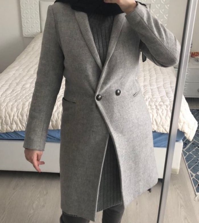 Manteau Gris clair - photo numéro 2