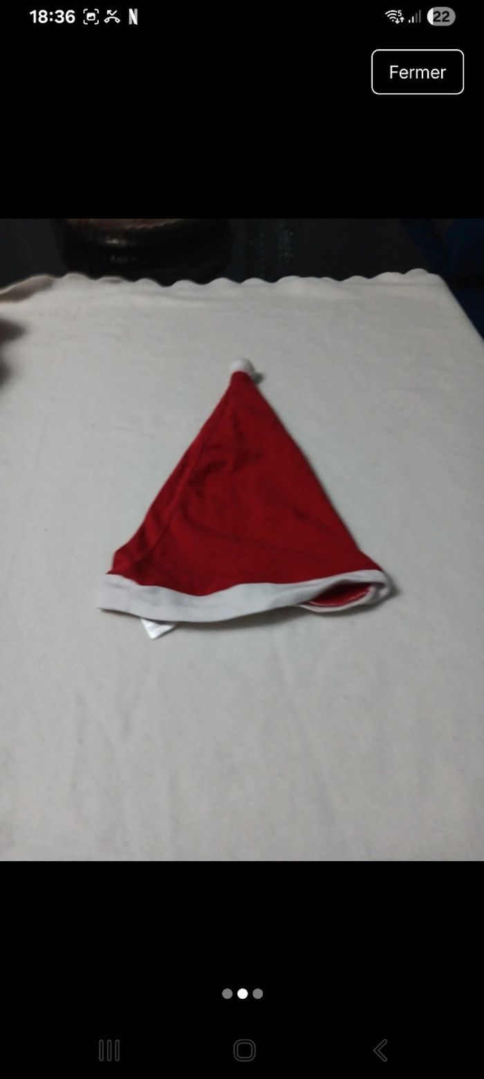 Bonnet Père Noël - photo numéro 2