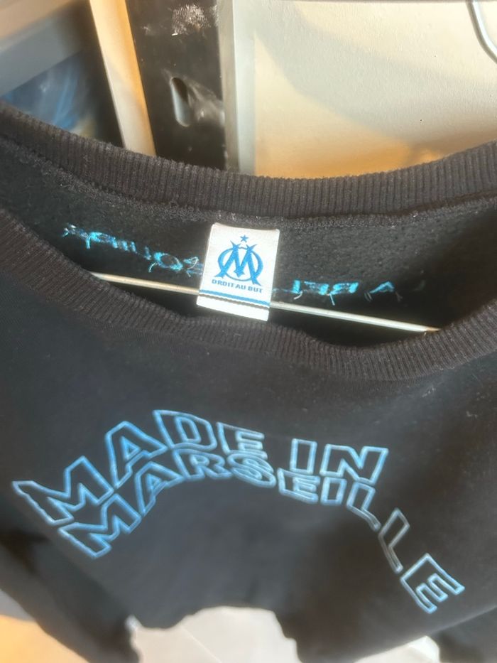 Sweat Olympique de Marseille homme officiel L TBE - photo numéro 3