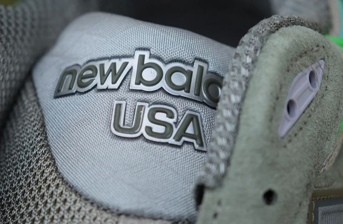 New balance x patta 990v3 olive - photo numéro 5