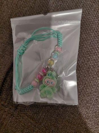 Bracelet labubu vert