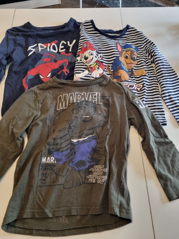 3 polos manches longues