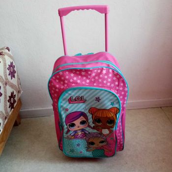 Cartable à roulettes Poupée lol 🌸