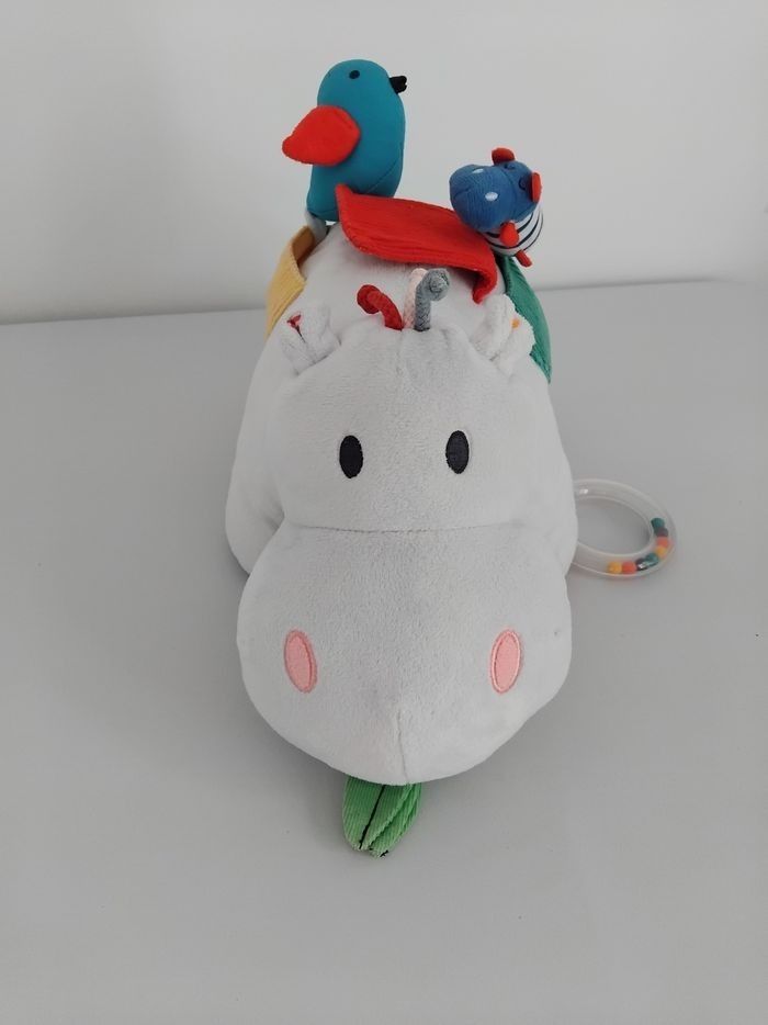 PELUCHE  Multi Activités Hippo Axel Jeu Eveil - photo numéro 2