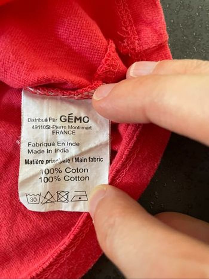 T shirt manches longues fille gemo - photo numéro 3