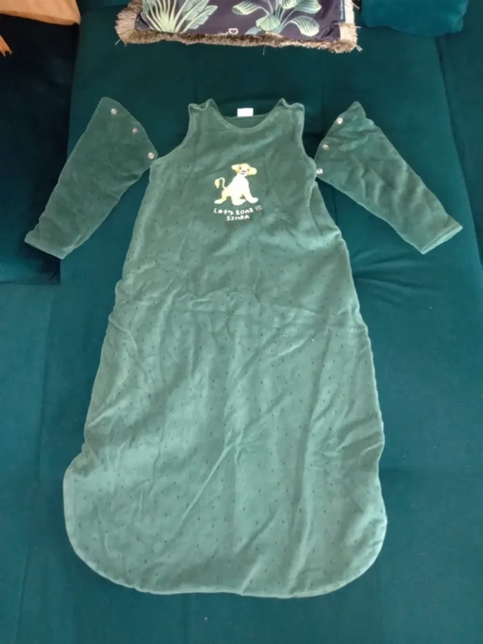 Gigoteuse Simba velour 18/36mois
