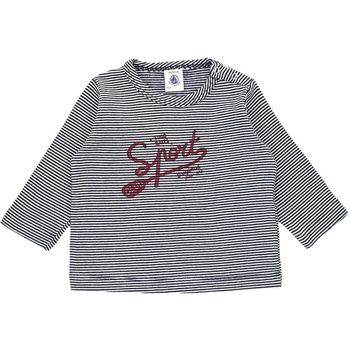 T-Shirt à manches longues 6 mois en coton Petit Bateau