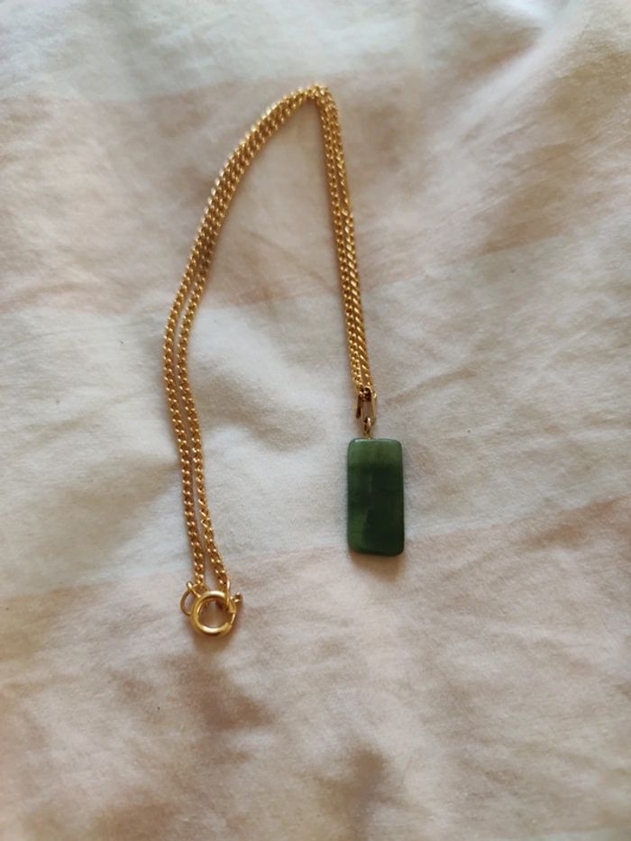Collier pierre verte - photo numéro 7