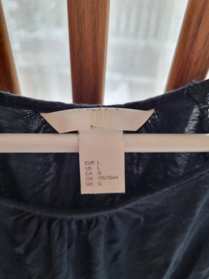 Débardeur bleu dentelle - photo numéro 3