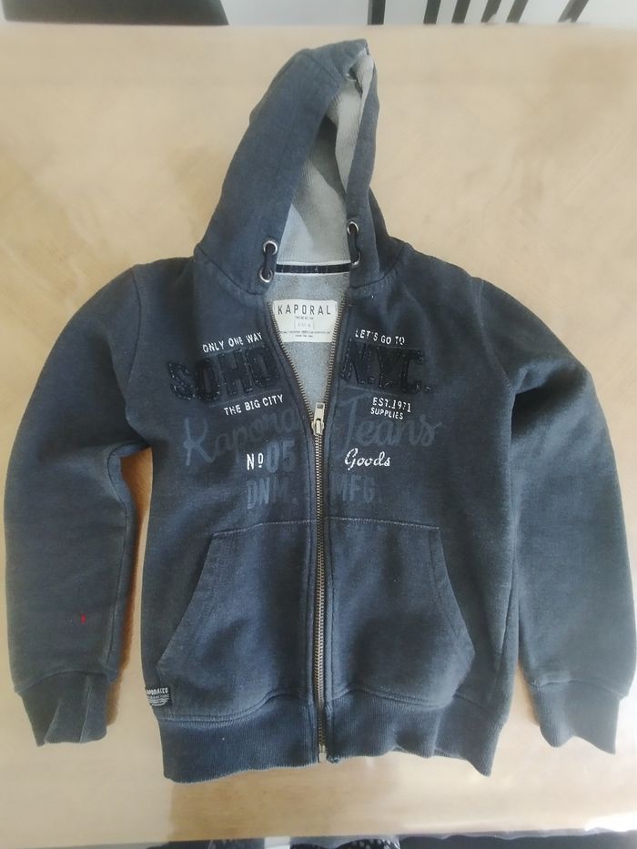 Lot de 2 gilets zippés Kaporal, T12A - photo numéro 5