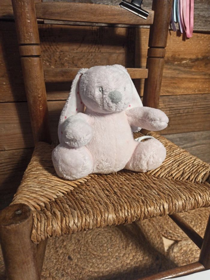 Peluche lapin musical rose Simba toys tbe - photo numéro 2