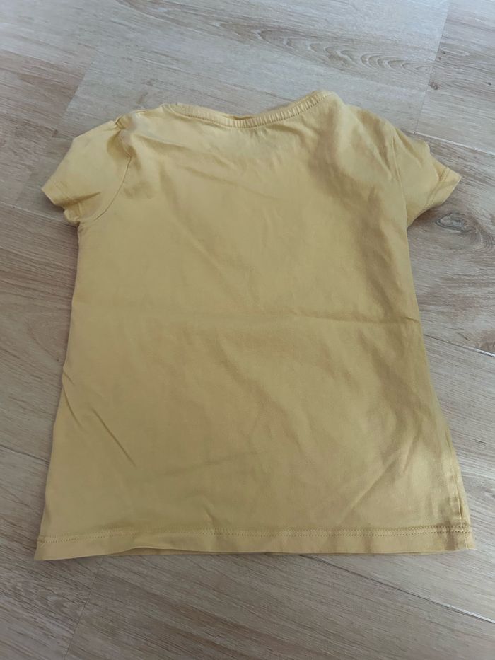 T-shirt fille jaune - photo numéro 2