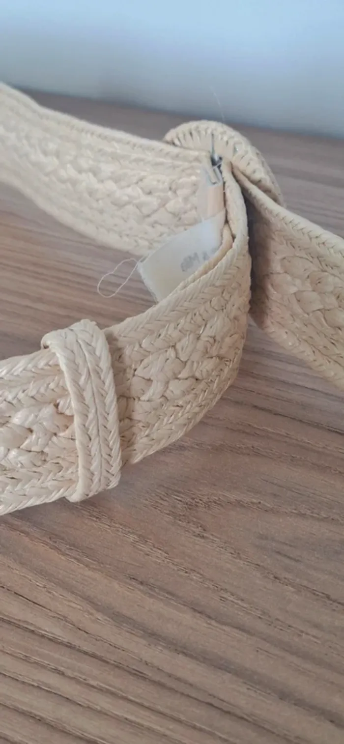 Ceinture en raphia Grace & Mila – Neuve - look boheme chic 🌟 - photo numéro 5