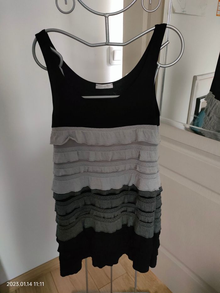 Robe été à volants Promod - T.1 - photo numéro 1